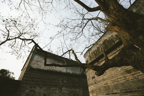 米黃砂巖,古鎮(zhèn)一角