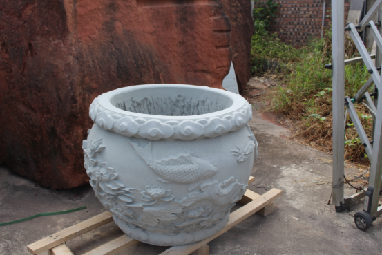 匯豐石業(yè)砂巖風水魚缸圖片